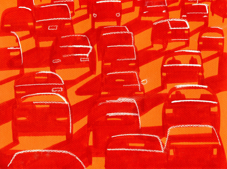 Orange traffic 737 xxx q85