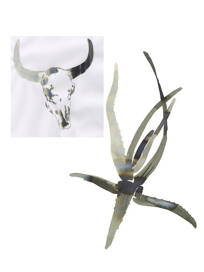 Georgia okeeffe skull aloe 413 xxx q85