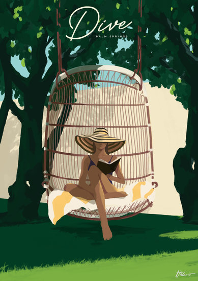 Dive palmsprings illustration spiroshalaris 389 xxx q85