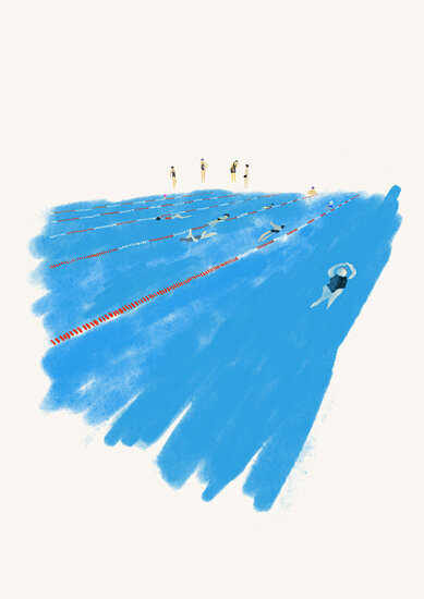 Parisians swim slow pool 389 xxx q85