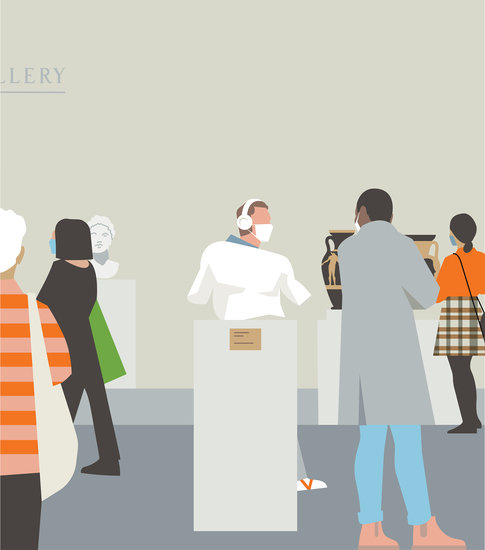 Ben wiseman museum with masks 485 xxx q85