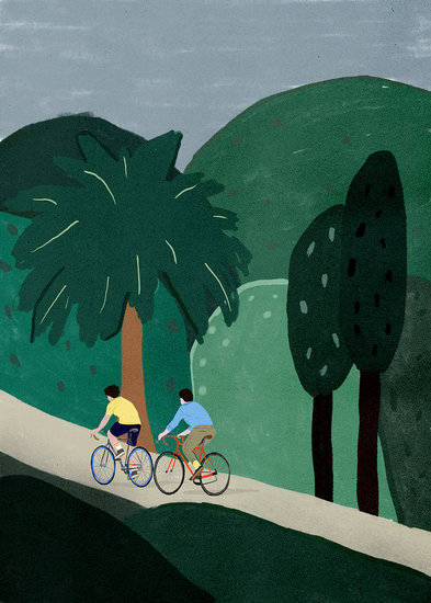 Bike ride in the forest cookie moon 393 xxx q85