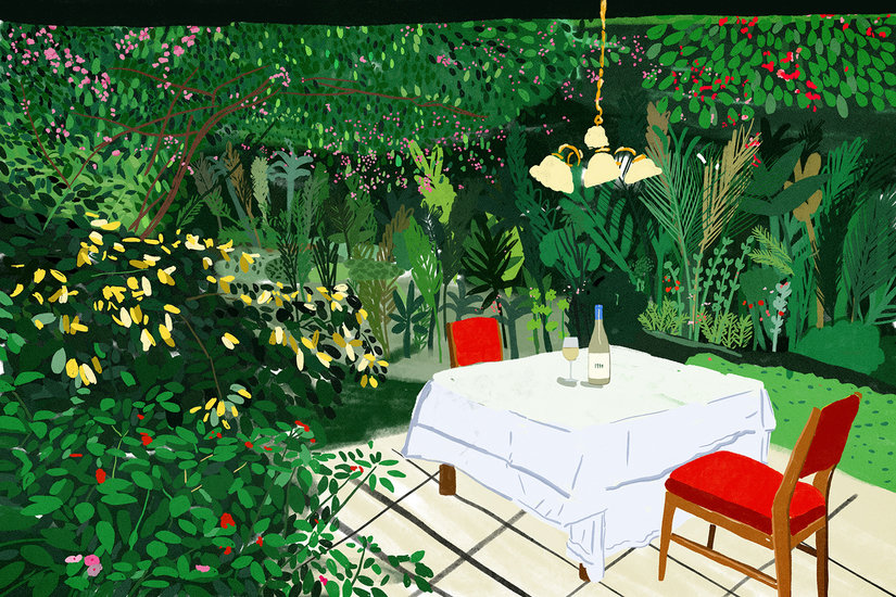 Lunch in the garden cookie moon 825 xxx q85