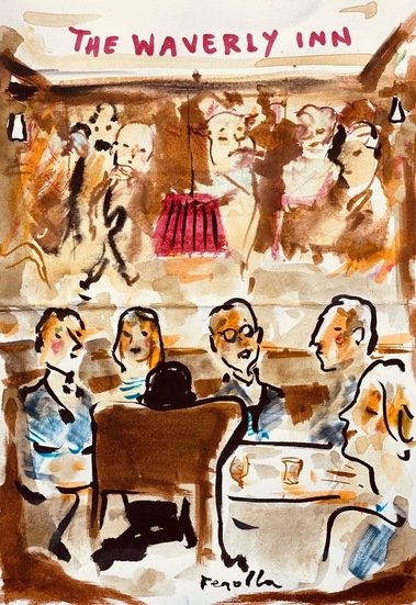 Waverly inn ny   menu cover 379 xxx q85