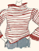 Red striped sweater 150 60x0x3076x3999 q85