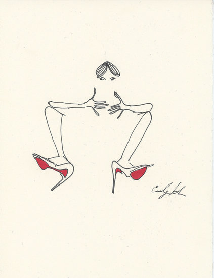 Two red shoes 423 xxx q85