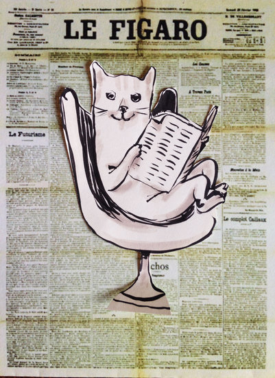 Le chat et le figaro 401 xxx q85